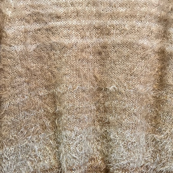 Red Ruby Fuzzy Gold Sweater - Picture 15 of 15